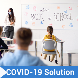COVID-19 Solution: Indoor Air Quality Monitoring For Students In School Classroom