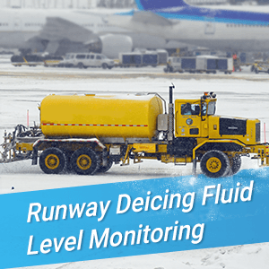 Monitor Runway Deicing Fluid Level For The Safety Of Aircraft With Milesight LoRaWAN® Ultrasonic Level Sensor