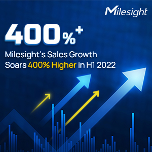 Milesight’s Sales Growth Soars 400 % Higher In H1 2022