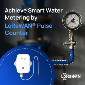 Milesight LoRaWAN Pulse Counter Accelerate Energy Efficiency Via Smart Water Metering Transformation